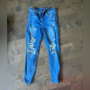 American Eagle super high rise jegging size 4 short